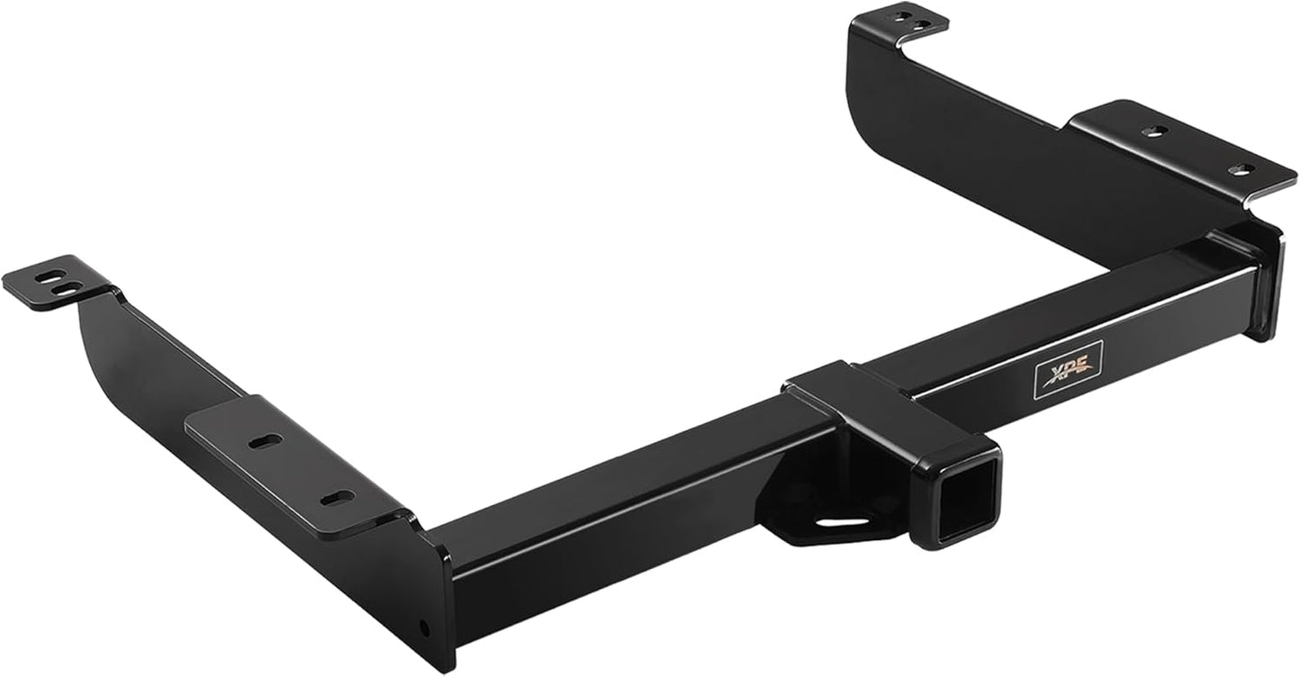 Trailer Hitch for GMC Savana, 2-inch Hitch Receiver, Black Trailer Hitch Kit, Anti-Rust Gloss Black Powder Coat Tow Hitch