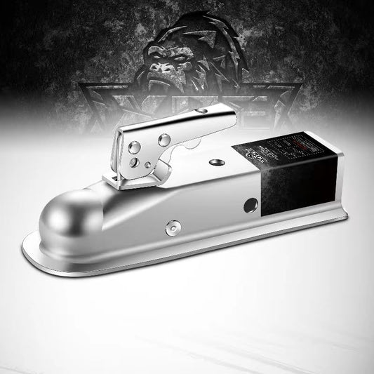 Straight Trailer Coupler for 2 Inch Ball Hitch, 2" Channel Width 3500 Lbs Trailer Tongue Coupler