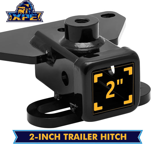 Class 3 Trailer Hitch for Jeep Gladiator JT(2020-2023),2-inch Hitch Receiver with Bolts,Tow Hitch with Anti-Rust Gloss Powder Coat, Black Trailer Hitch Kit for Pickup Truck Brand: XPE T02