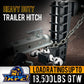 Adjustable Trailer Hitch,10 Inch Drop Hitch,Fits 2.5 Inch Receiver, 18,500 Lbs Gtw - Tow Hitch for Heavy Duty Truck XTH-852510-3B