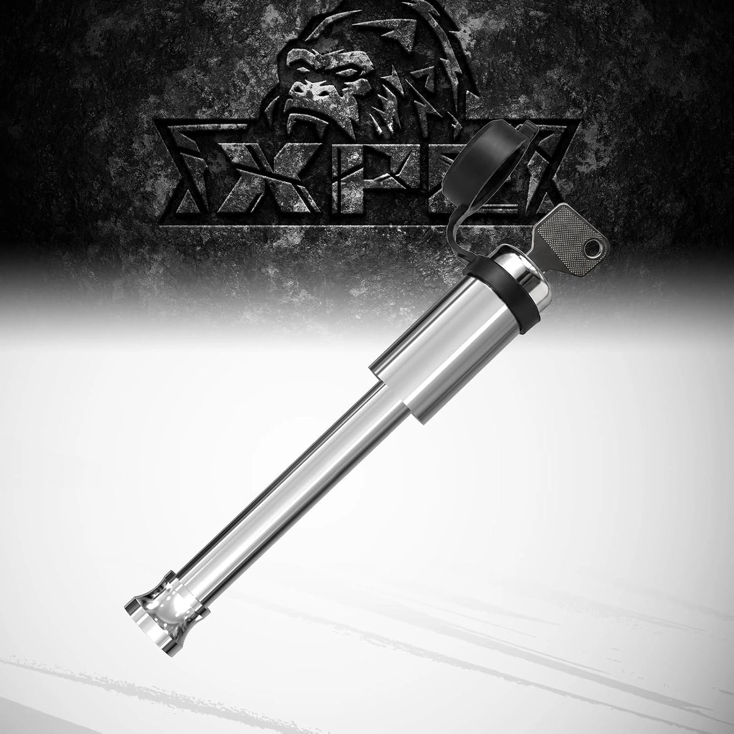 XPE Trailer Hitch Lock Extra Long 3-1/2" Span Fits for Class III IV V Hitches with 2" and 2.5" Receivers