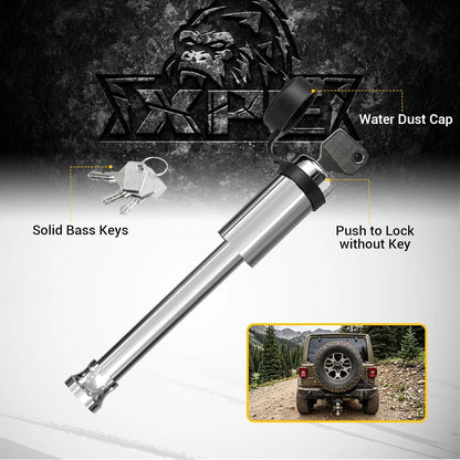 XPE Trailer Hitch Lock Extra Long 3-1/2" Span Fits for Class III IV V Hitches with 2" and 2.5" Receivers