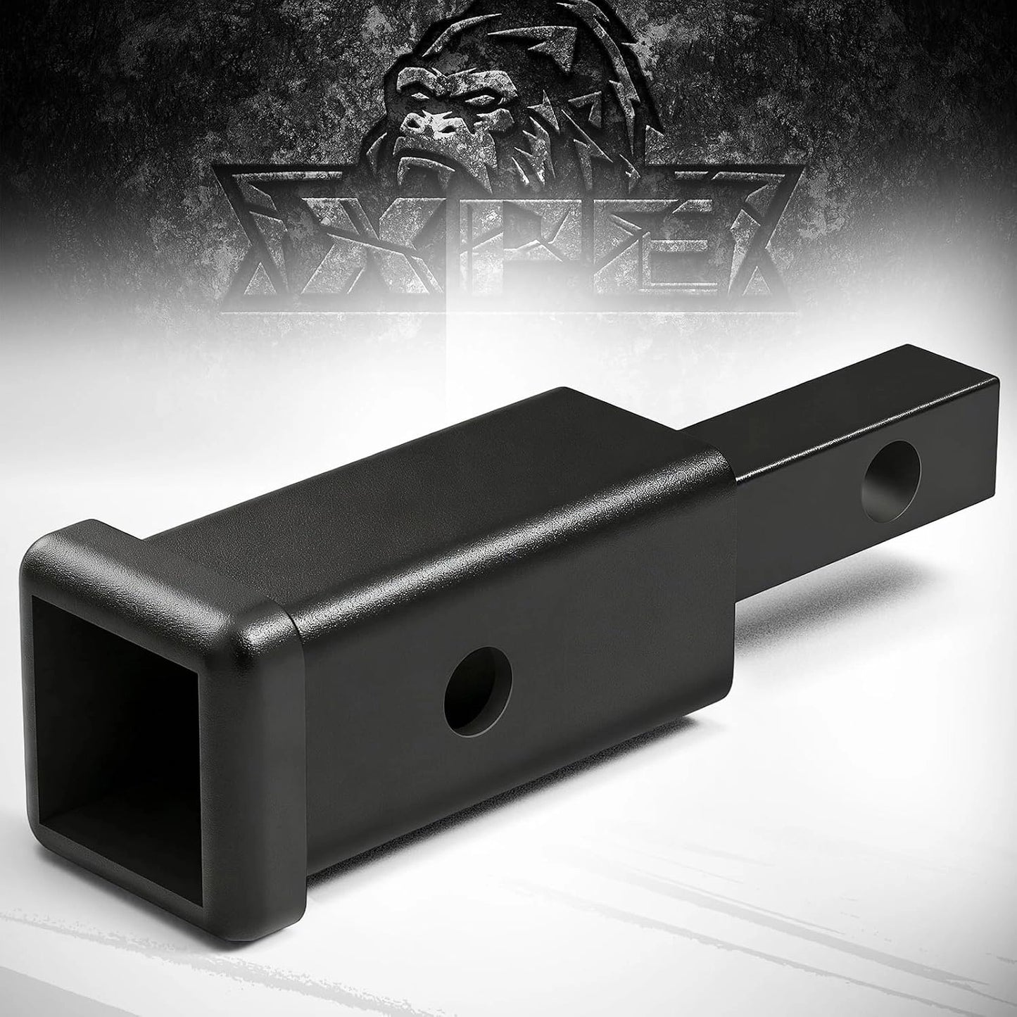 XPE 1-1/4" to 2" Trailer Hitch Adapter, 6-1/4" Extension Length, 350 lbs TW